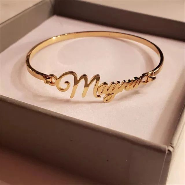 Custom name bangle
