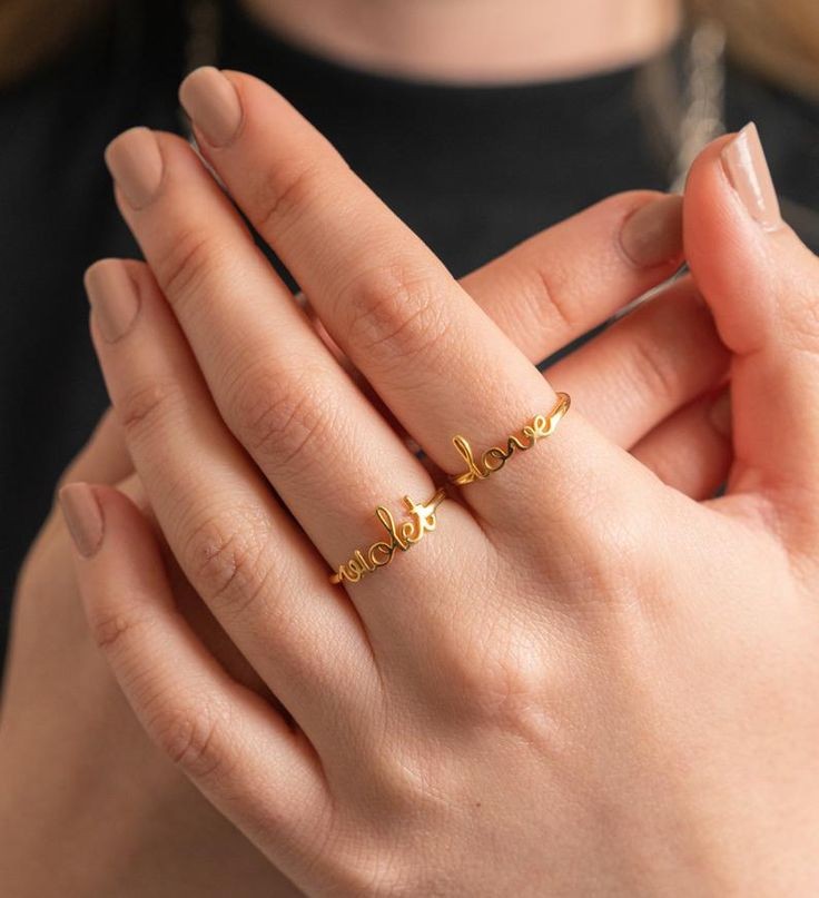 Customizable Gold-Plated Ring