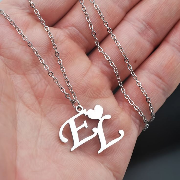 Couple Letter Necklace