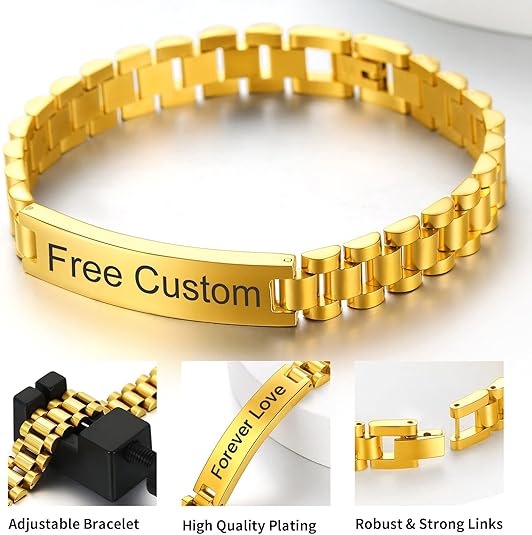 Custom Name Bracelet for Men