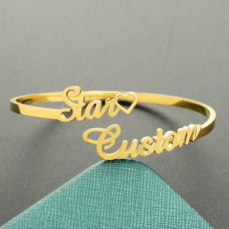 Couple name bangle
