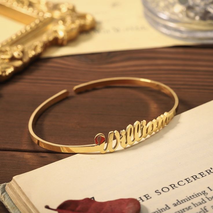 Custom name bangle