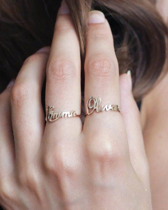 Customizable Gold-Plated Ring