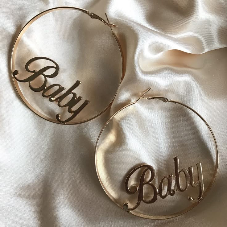Customize name earring