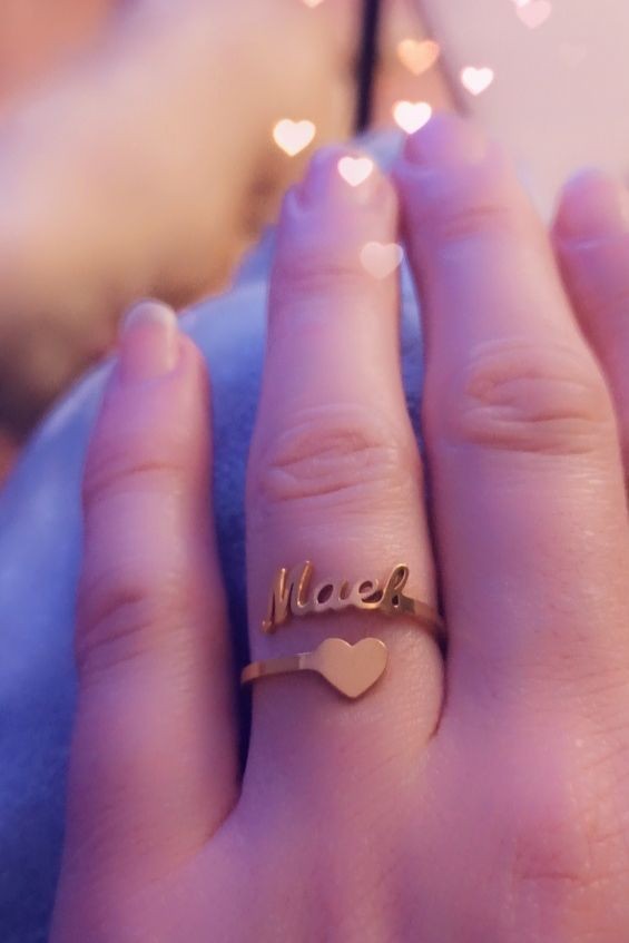 Custom Gold-Plated Adjustable Ring