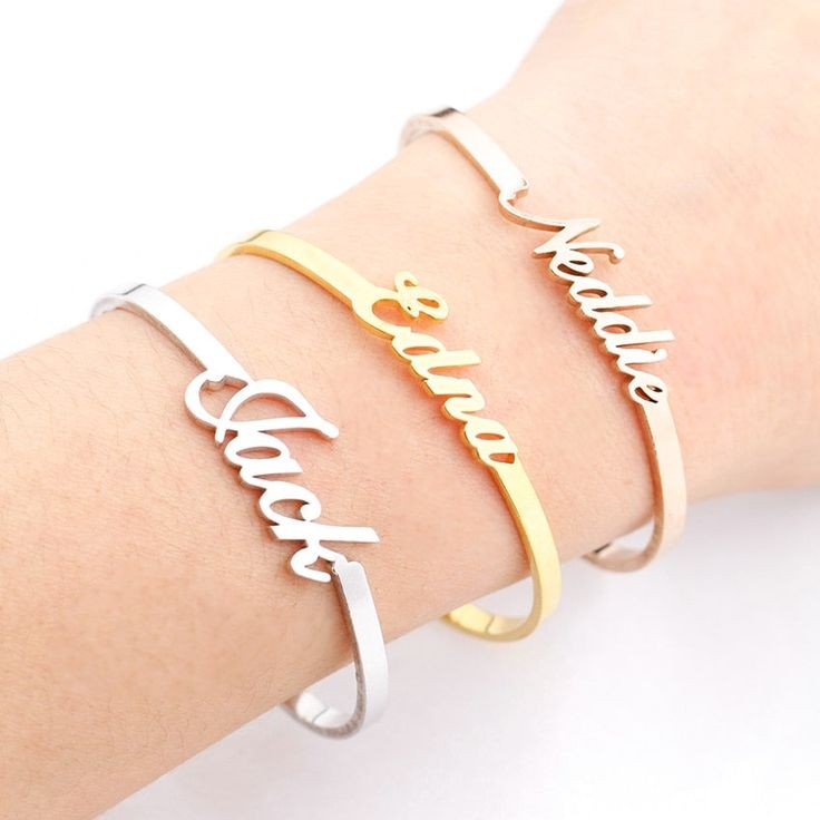 Custom name bangle