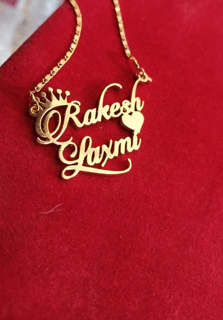 Couple Name Necklace