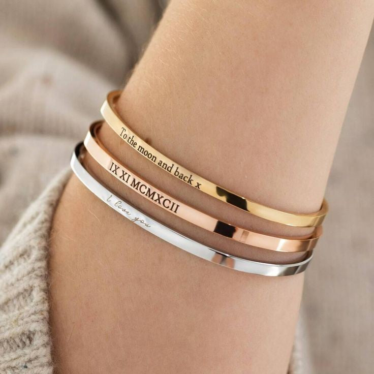 Custom Engraved Bangle Gift