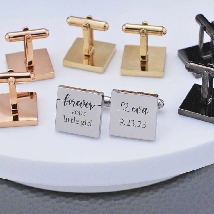 Custom cufflinks