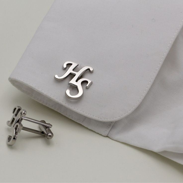Letter cufflinks