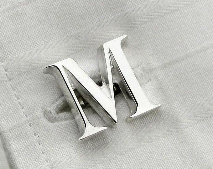 First letter cufflinks