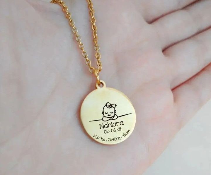 Angel baby necklace