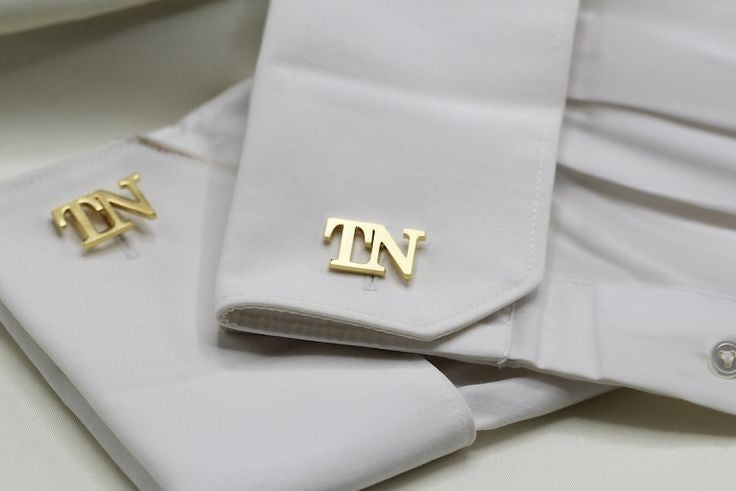 Letter cufflinks
