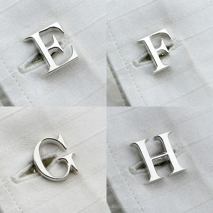 First letter cufflinks