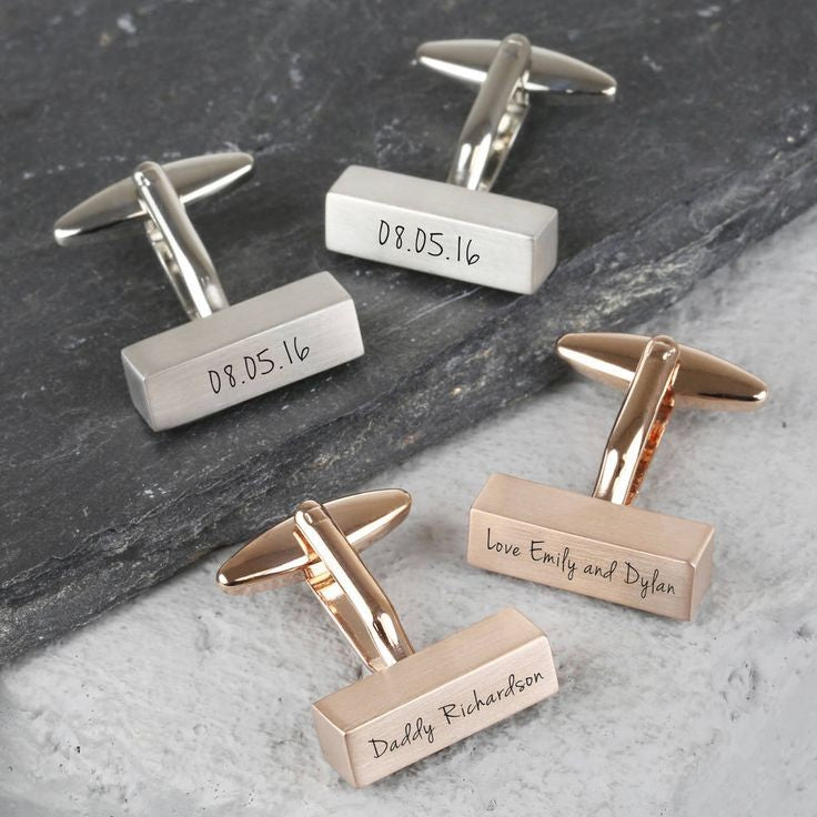 Customize bar cufflinks